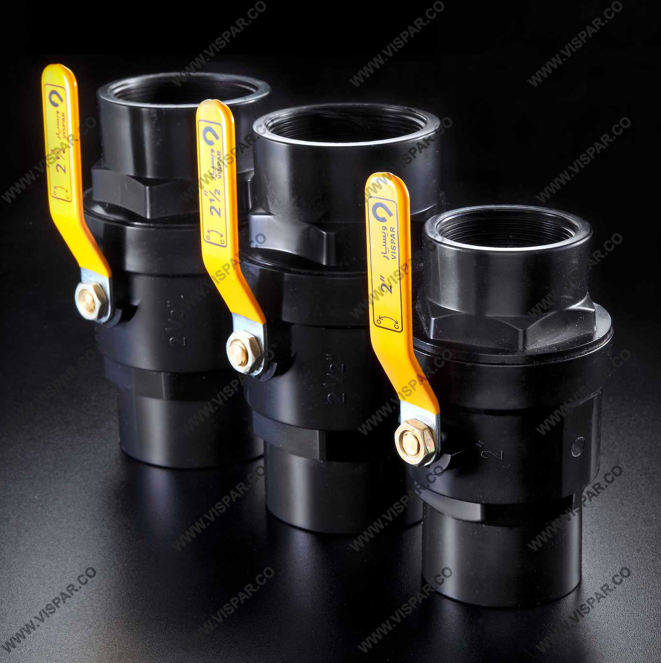 شیر توپی دسته فلزی 1/2